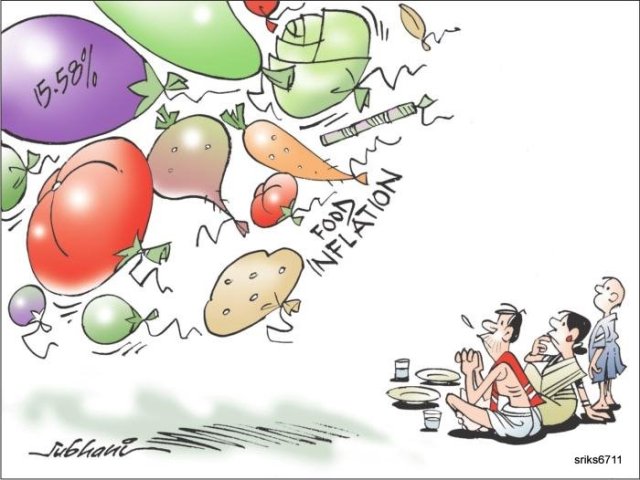 food inflation - vegetable balloons flying off - poor family - dc subhani - 20091130