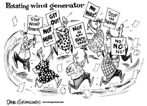 Energia eolica y NIMBY