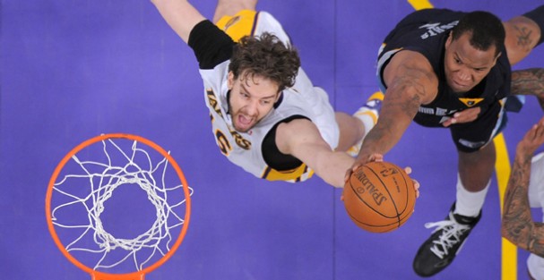 Toma rebote. Del gran Pau Gasol de Sant Boi de Llobregat