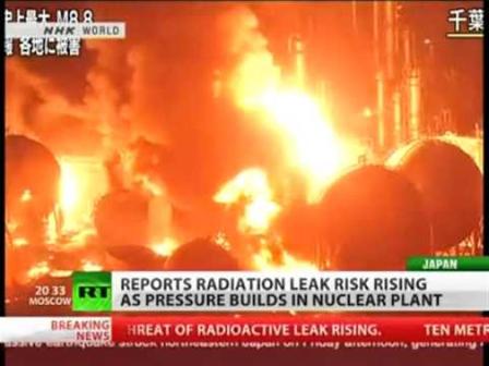 La explosion de Fukushima en vivo y en directo por la NHK. Despues del11-S volvio el panico global en TV