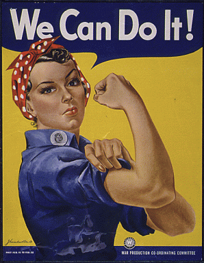 She can do it, You can do it. They can do it. So let's do it