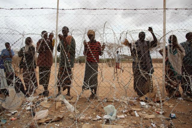 Sequia en Somalia y campos de refugiados por los conflictos derivados