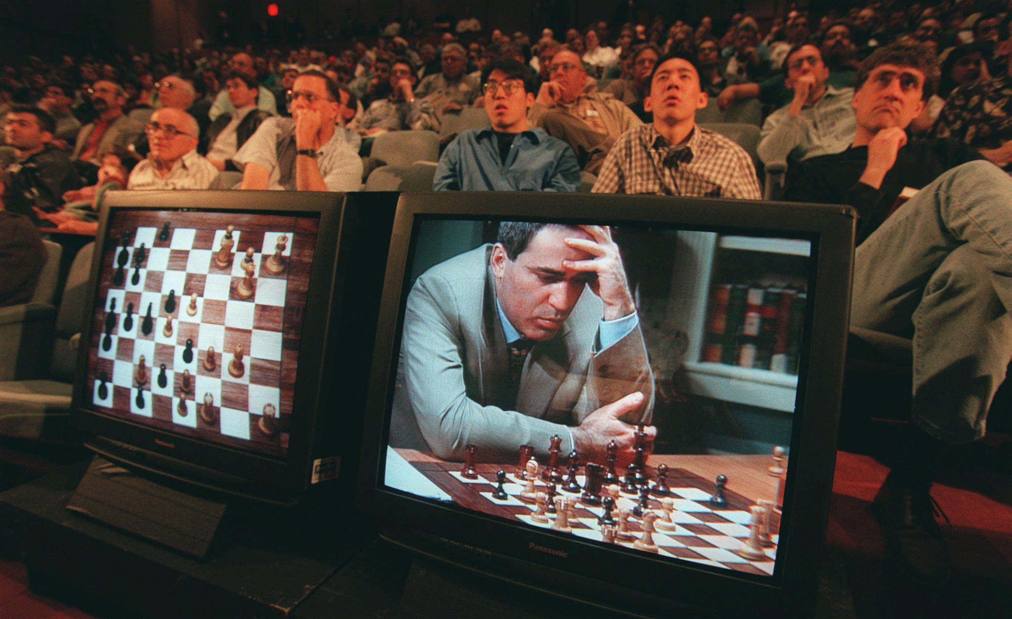 Garry Kasparov contra el Deep Blue en 1997