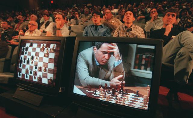 Garry Kasparov contra el Deep Blue en 1997